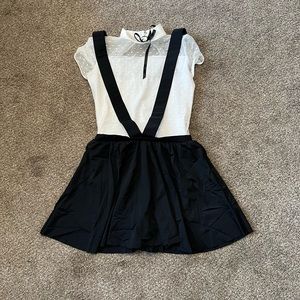 Black and White Dance Costume